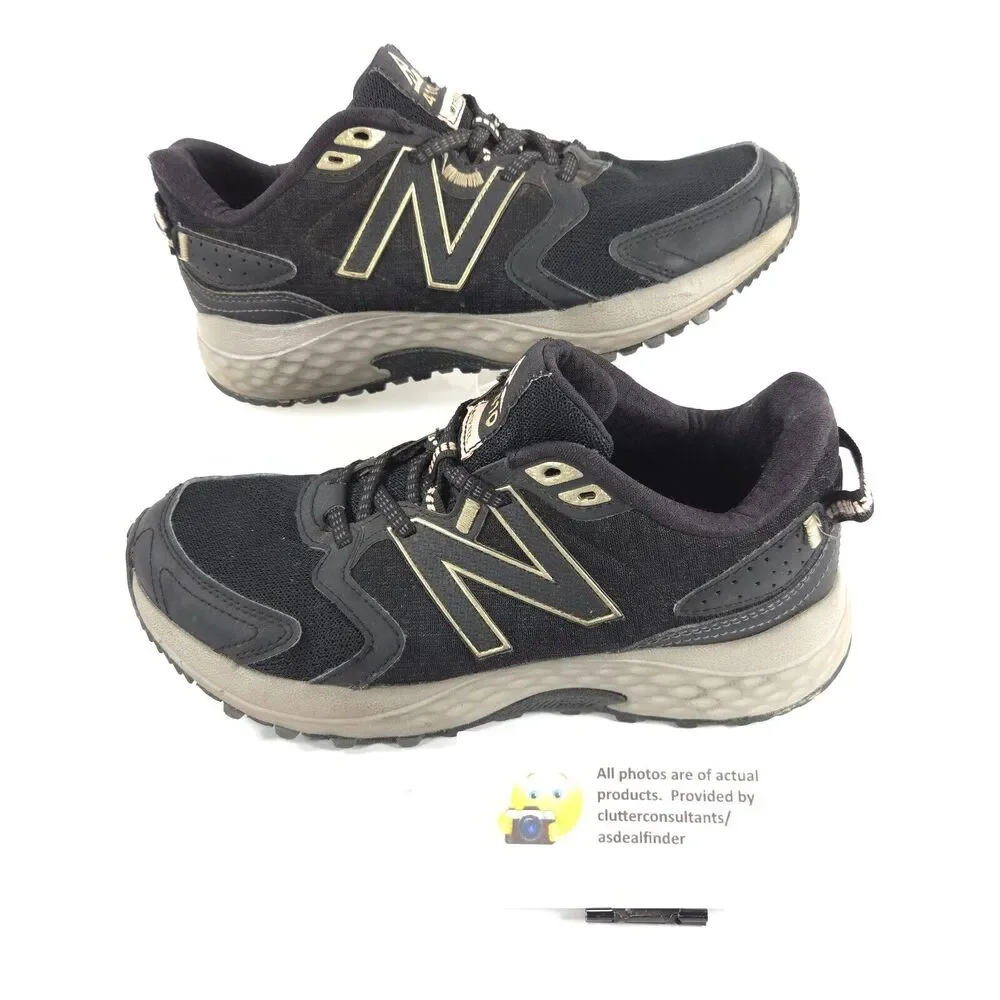 New Balance 410 Athletic Lace Up Running Shoe Womens Size 7 WT410LK7 Black